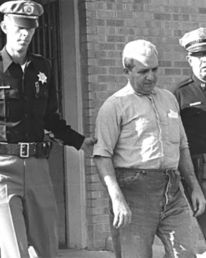 Clyde Smaldone leaves Leavenworth Prison in 1963.