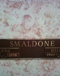Clyde Smaldone grave site.