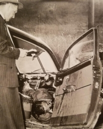 In January of 1948, Mike “Fats” Falbo, age thirty, was found hanging out of the blood-spattered passenger-side door of his vehicle which had crashed into a roadside ditch in Adams County, which is just north of Denver, Colorado. In addition to being shot in the head three times, he’d been beaten and stabbed in the face numerous times. Though seventeen suspects were arrested including Smaldone organization members John “Porky” Routta and Frank “Blackie” Mazza, nobody was ever convicted of the slaying.